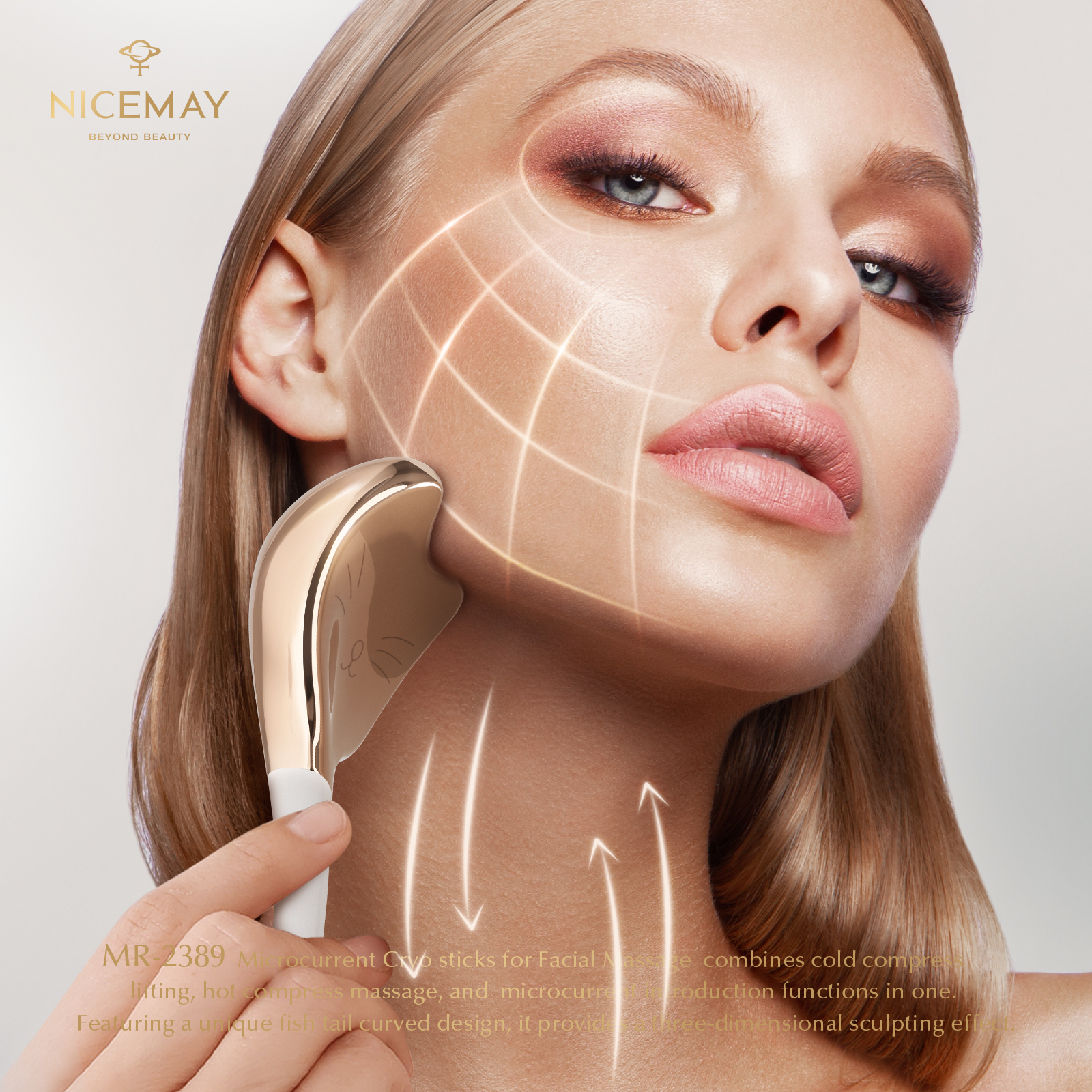Микротоковые крио-стики MR-2389 для массажа лица