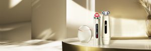 Customizable microcurrent beauty facial massager