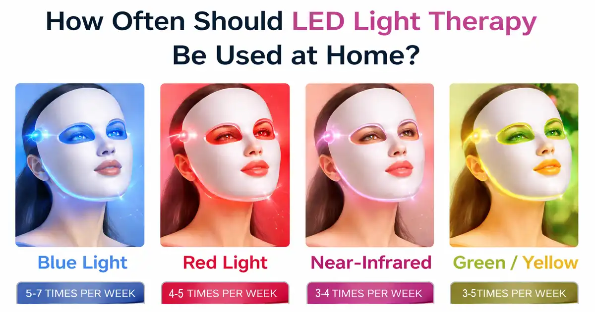 How Often Should LED Light Therapy Be Used at Home