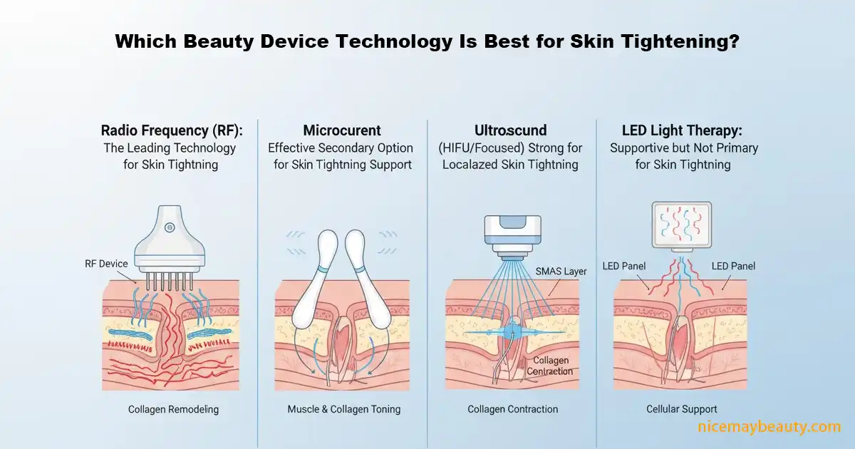 Which Beauty Device Technology Is Best for Skin Tightening?