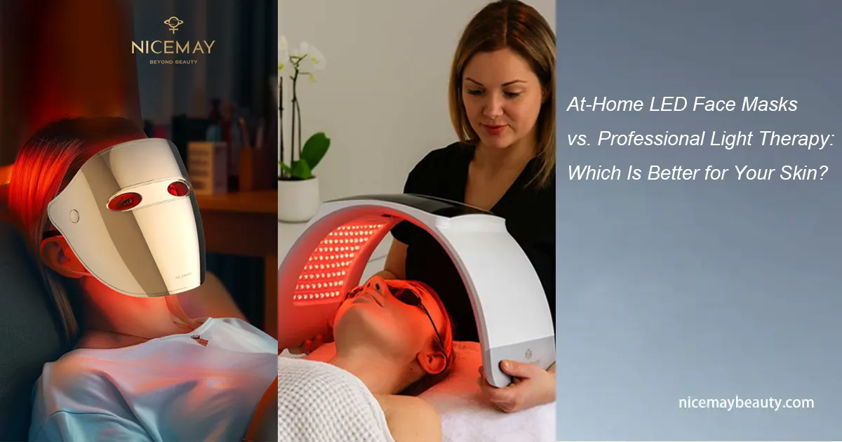 At-Home LED Face Masks vs Professional Light Therapy Which Is Better for Your Skin