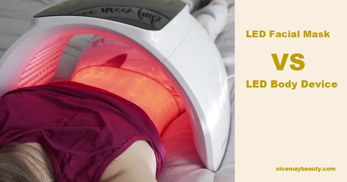 Masque facial à LED contre appareil corporel à LED