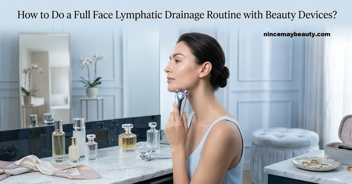 How to Do a Full Face Lymphatic Drainage Routine with Beauty Devices