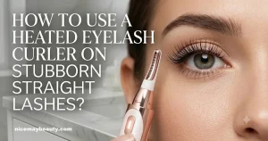 How to Use a Heated Eyelash Curler on Stubborn Straight Lashes
