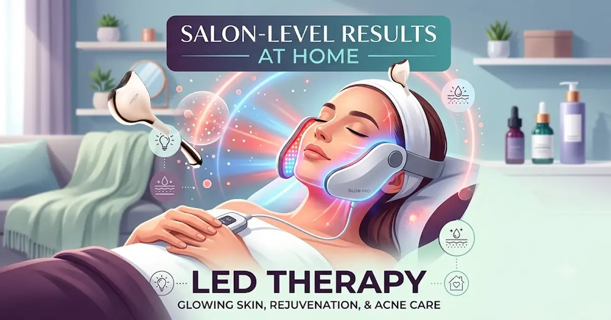 ¿Cómo obtener resultados a nivel de salón con la terapia LED en casa?