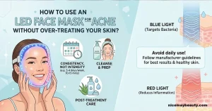 How to Use an LED Face Mask for Acne Without Over-Treating Your Skin
