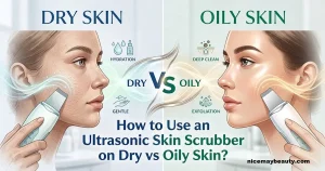 How to Use an Ultrasonic Skin Scrubber on Dry vs Oily Skin