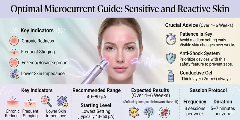 The Four Skin Types and Their Ideal Microcurrent Intensity Ranges