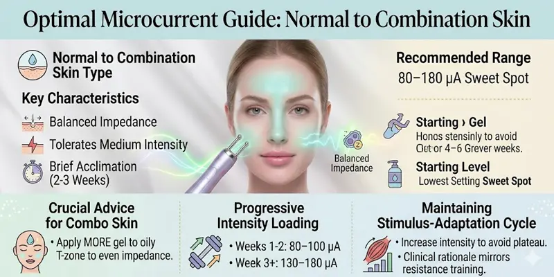 The Four Skin Types and Their Ideal Microcurrent Intensity Ranges