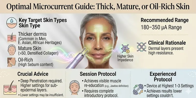 The Four Skin Types and Their Ideal Microcurrent Intensity Ranges
